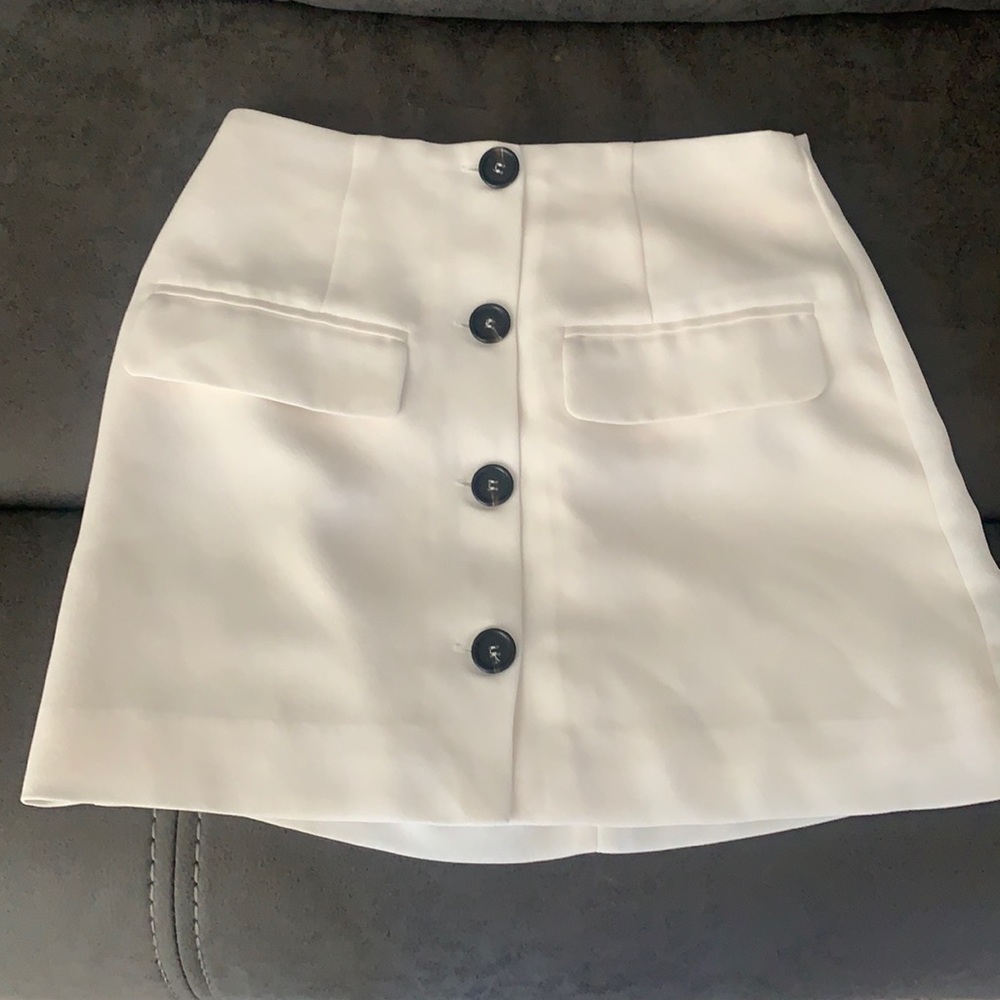 White skirt